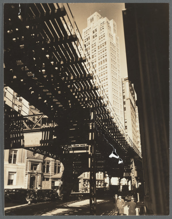 El Second and Third Avenue Lines, Hanover Square and Pearl Street