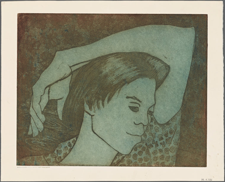 Woman with Arm on Head