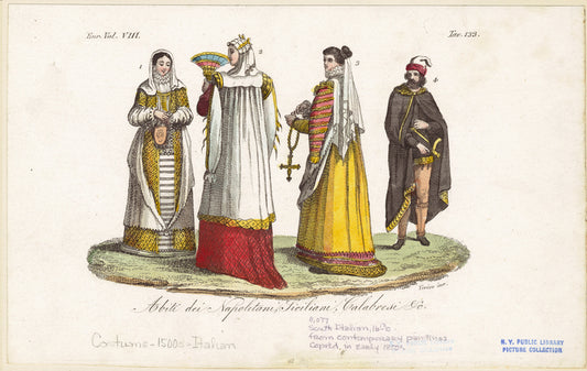 Abiti dei Napoletani, Siciliani, Calabresi &c