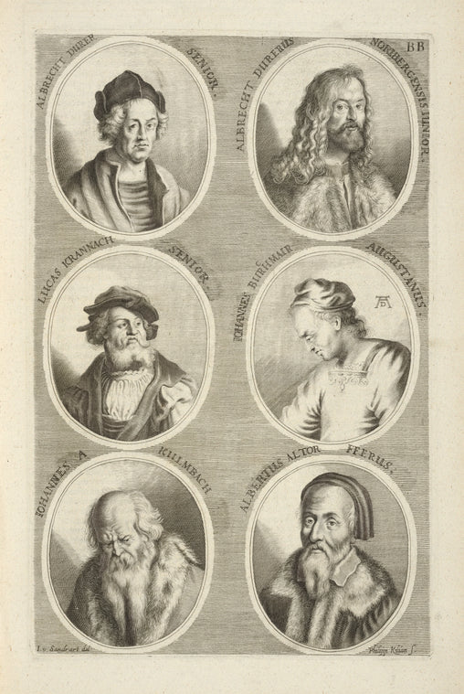Bust portraits.] Albrecht Durer Senior, Albrecht Durerus Noribergensis Iunior, [...]