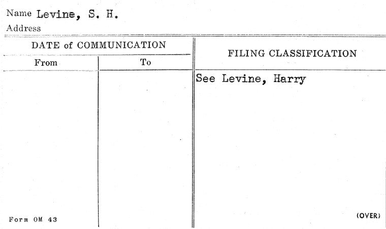 Levine, S.H.
