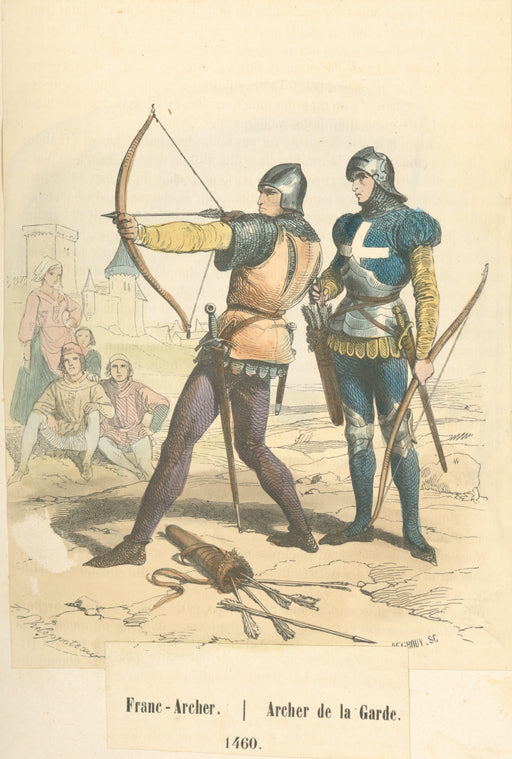 Franc-archer, archer de la garde : 1460