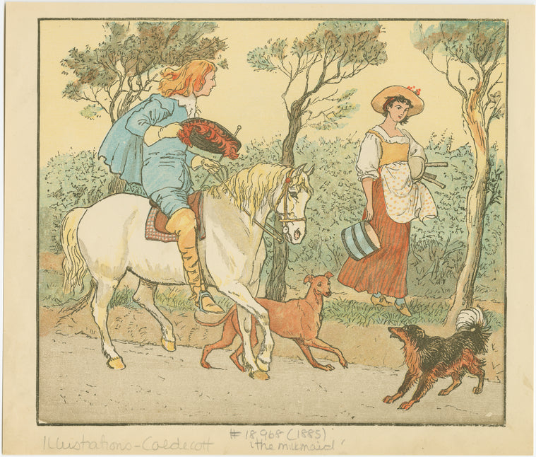 The squire sees a milkmaid