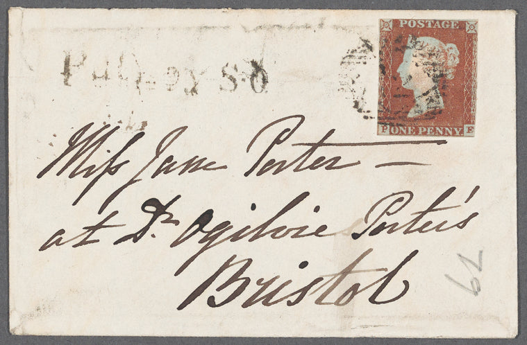 Georgiana Fitzroy to Jane Porter, autograph letter signed