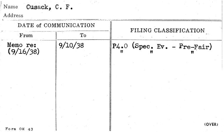 Cusack, C.F.