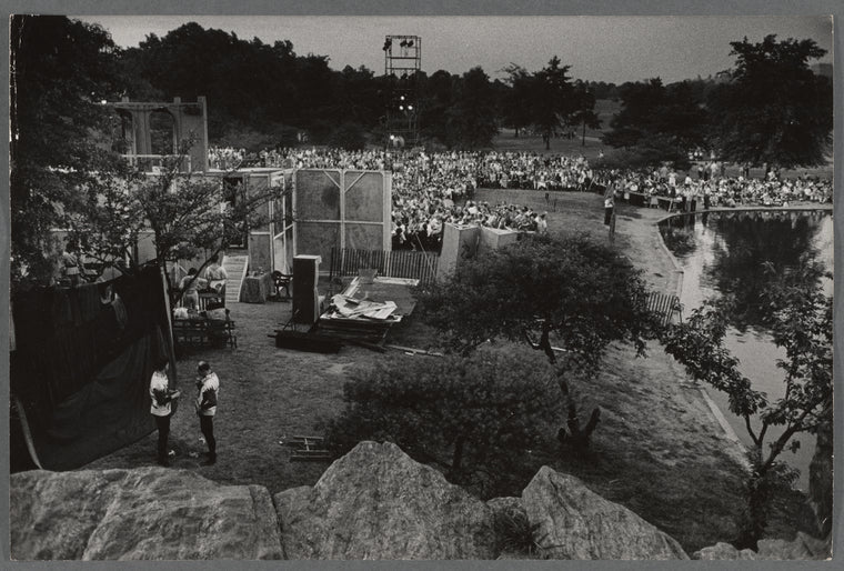 Shakespeare in the Park backstage