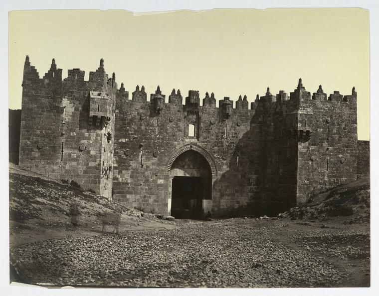 Exterior of Damascus Gate from north, Jerusalem