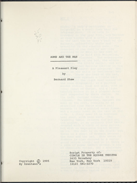 Script: bound prompt book