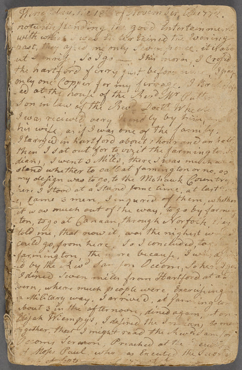 Joseph Johnson diary