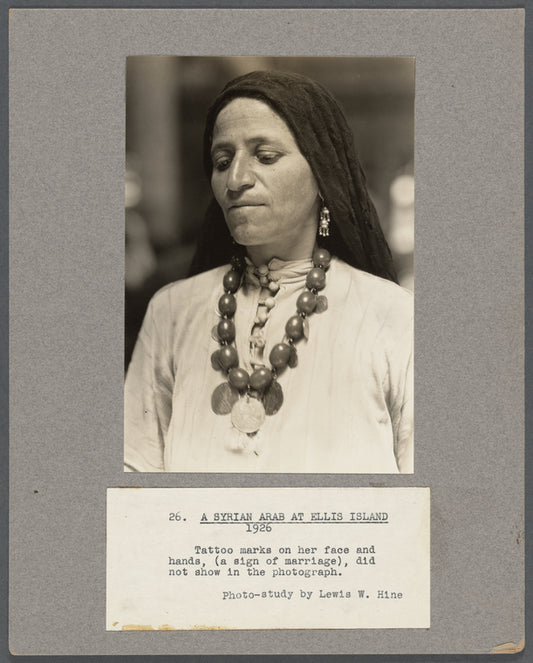 A Syrian Arab at Ellis Island, 1926