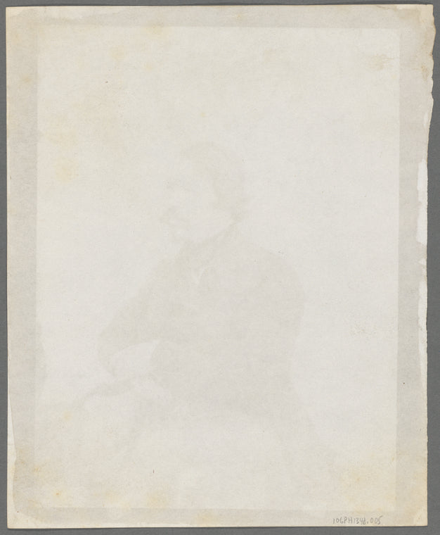 Portrait of a man with moustache