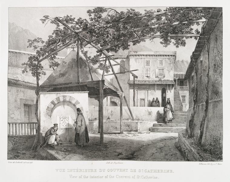 Vue intérieure du couvent de St. Catherine.
