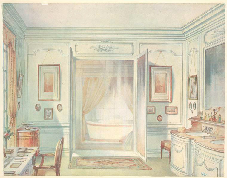 Départ d'escalier et partie de vestibule....