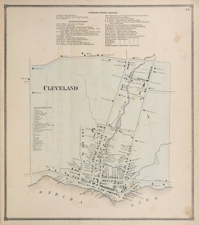 Cleveland Business Directory; Cleveland [Village]