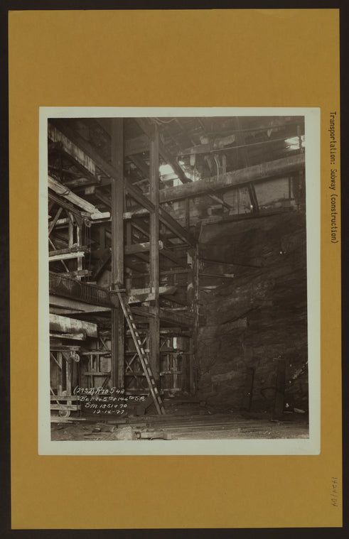 Transportation - Subway construction.