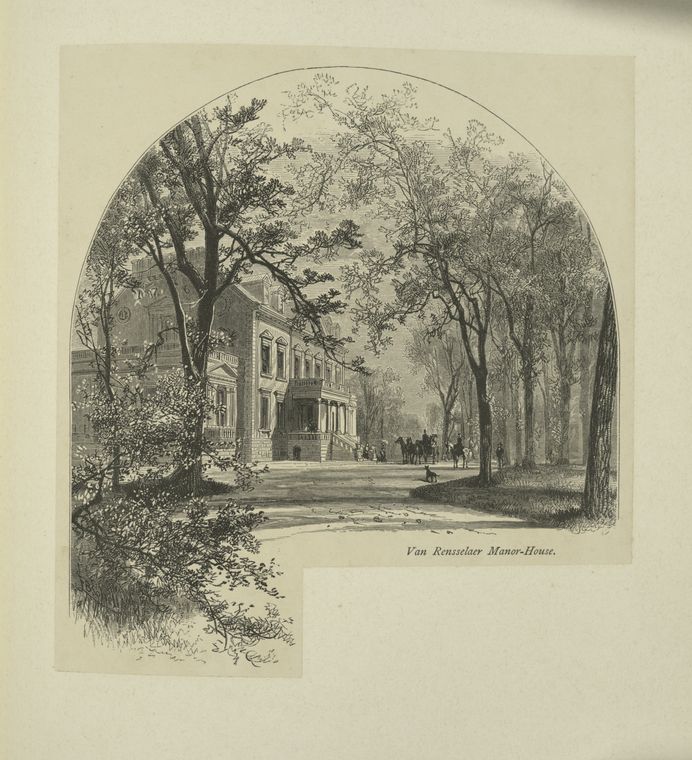 Van Rensselaer manor-house.