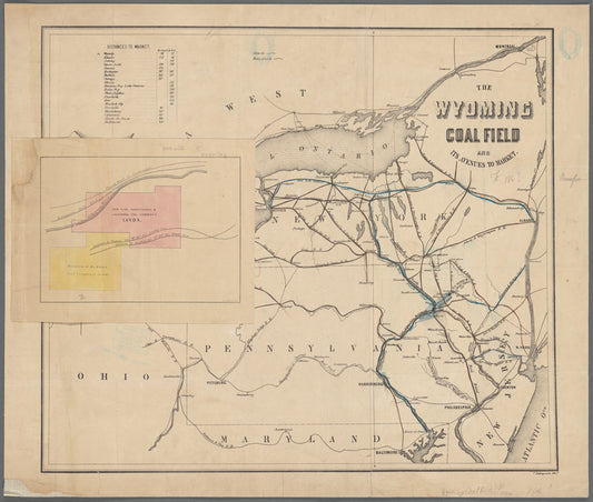 The Wyoming Coal Field and its avenues to market