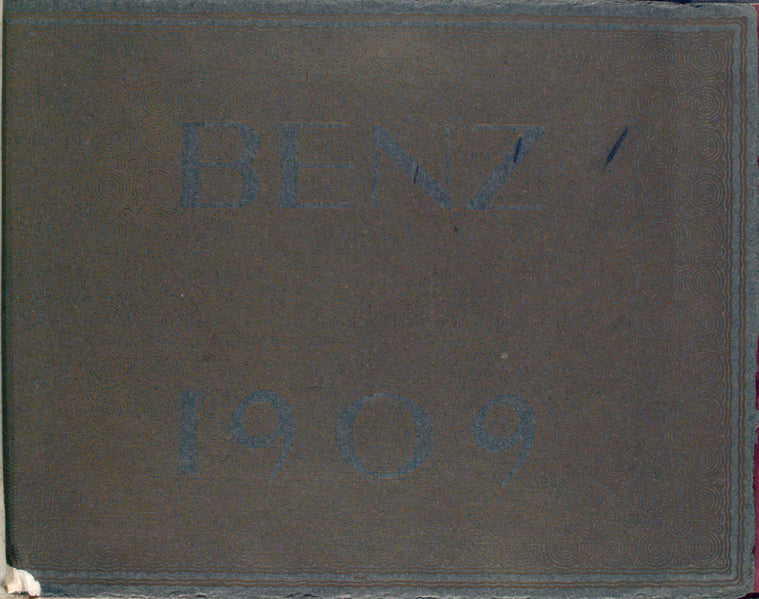 Benz, 1909 [Front cover].