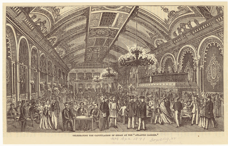 Celebrating the capitulation of Sedan at the "Atlantic Garden"