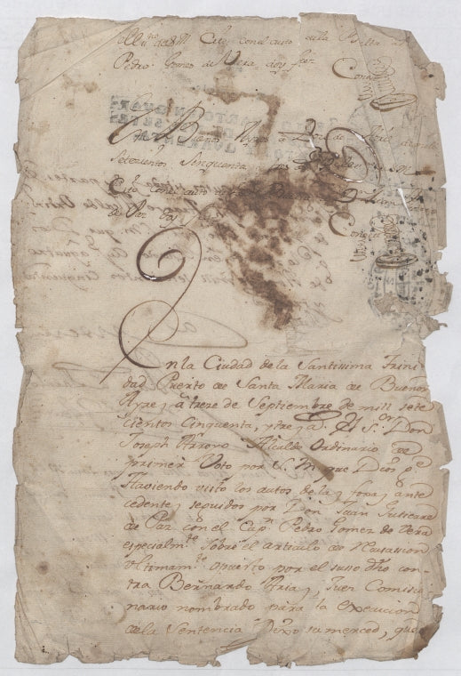 Exchange of slaves - Argentina