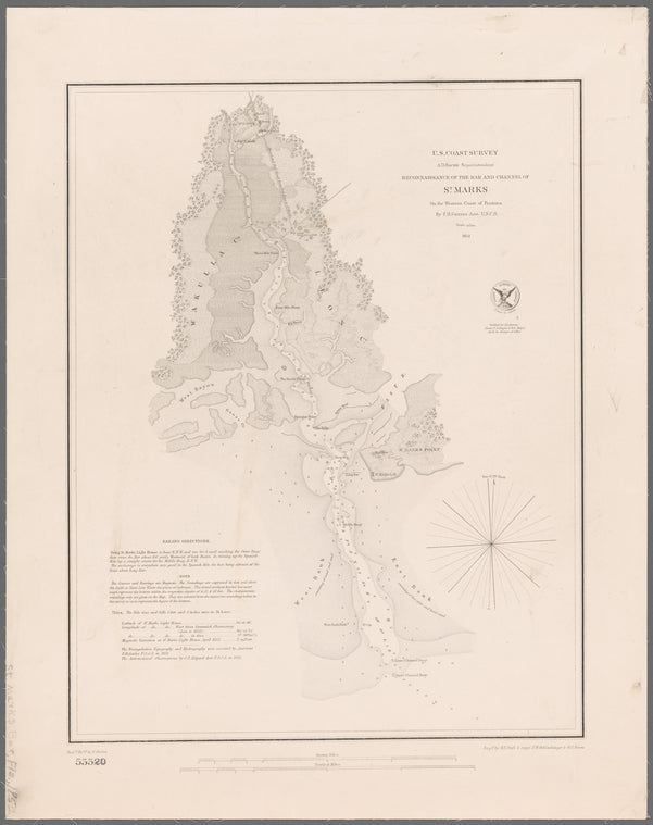 Reconnaissance of the bar and channel of St. Marks on the western coast of Florida
