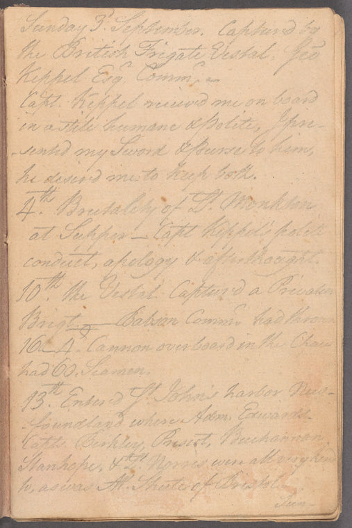 Henry Laurens diary