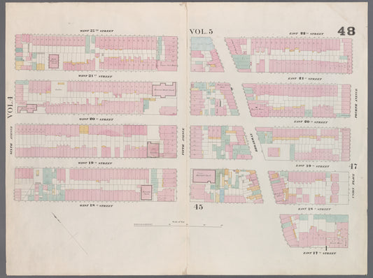 Map bounded by West 22nd Street, East 22nd Street, Fourth Avenue, Union Square North, Broadway, East 18th Street, West 18th Street, Sixth Avenue