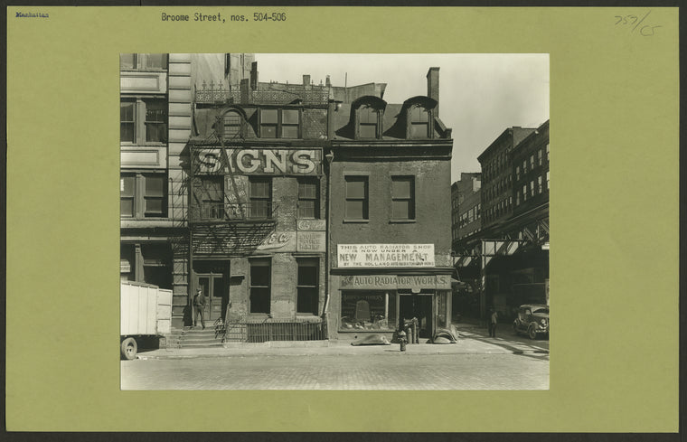 Manhattan: Broome Street.