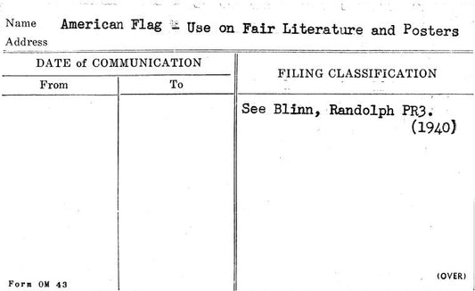 American Flag - Use on Fair Literature and Posters