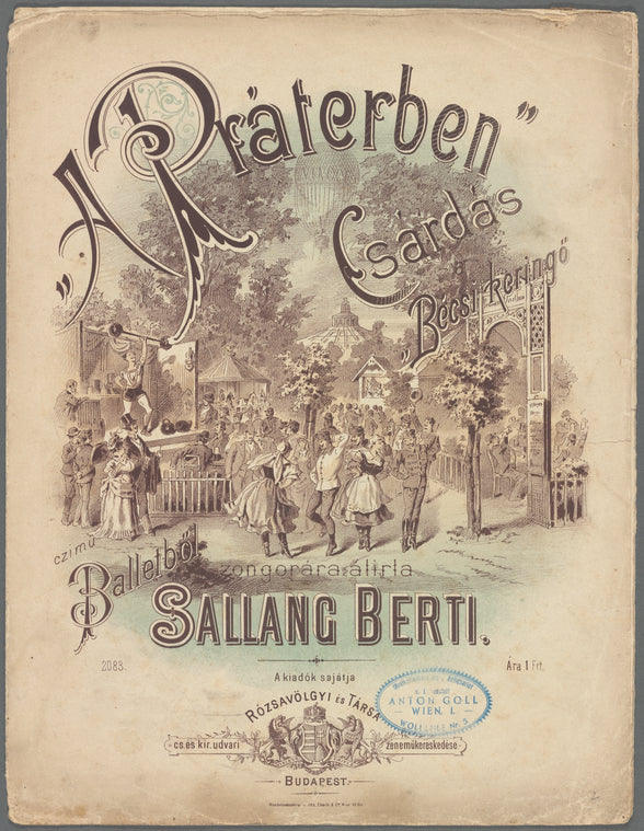 A Práterben: csárdás, bécsi keringö
