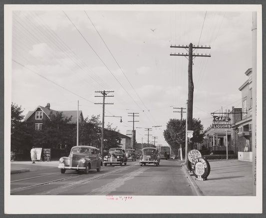 Baltimore-Washington Boulevard. U. S. Highway No. 1. Baltimore, Maryland.