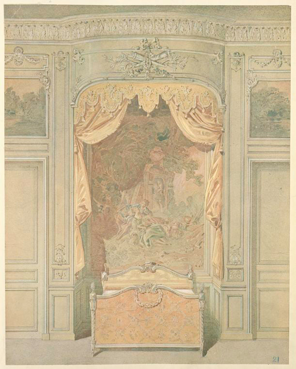 Chambre a coucher transition (Louis XV à Louis XVI)....