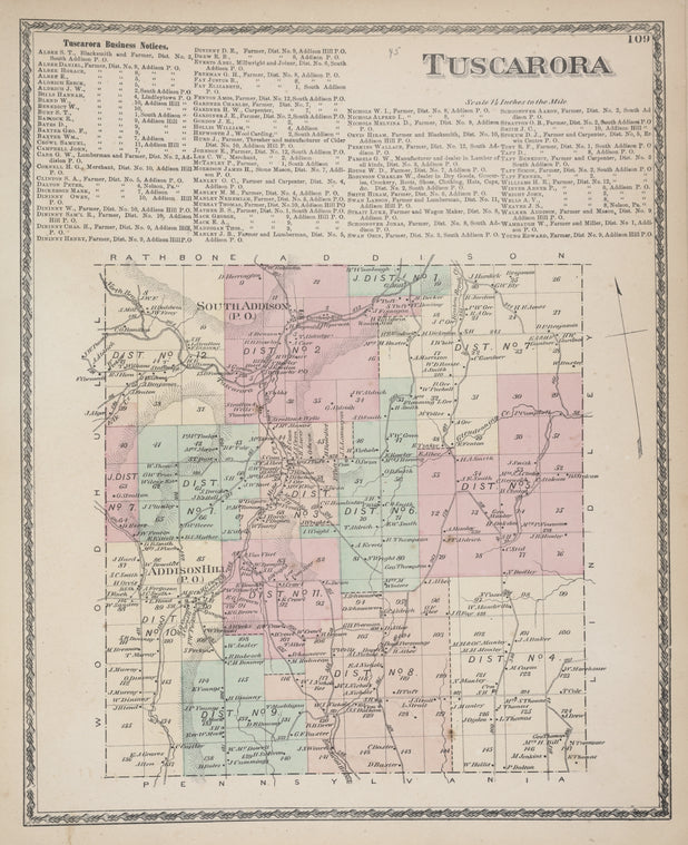 Tuscarora Business Notices; Tuscarora [Township]