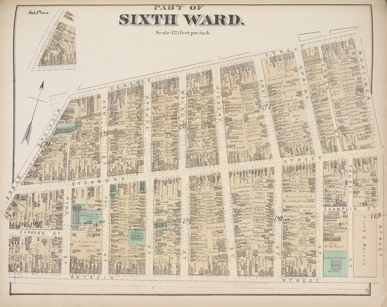 Part of Sixth Ward.