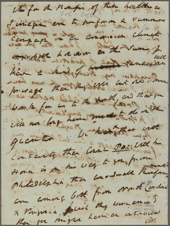 Letter to [Thomas Sumter?]