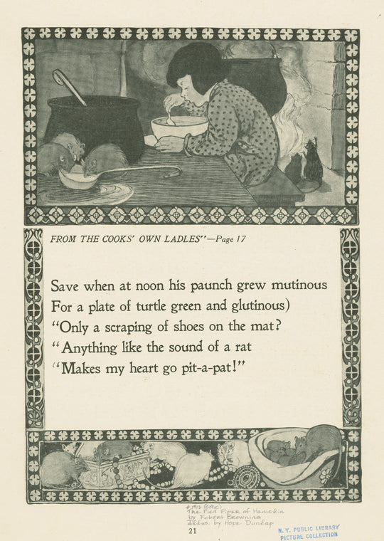 From the cooks' own ladles."