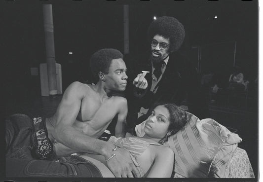 Glynn Turman, Dick Anthony Williams and Marilyn Coleman in the stage production What the Wine Seller Buys