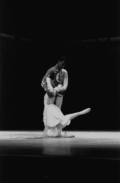New York City Ballet production of "Arcade" with Arthur Mitchell and Suzanne Farrell, choreography by John Taras (New York)