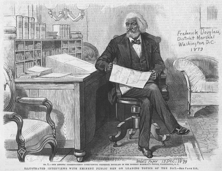 Illustrated interviews with eminent public men on leading topics of the day [Frederick Douglass]