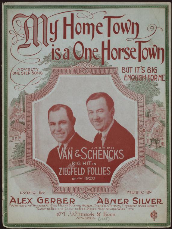 My home town is a one horse town but it's big enough for me : march ballad