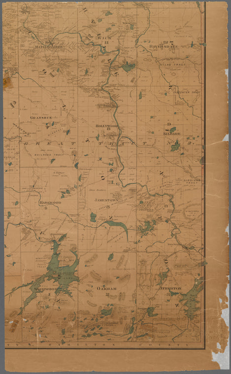 New map of St. Lawrence County, N.Y