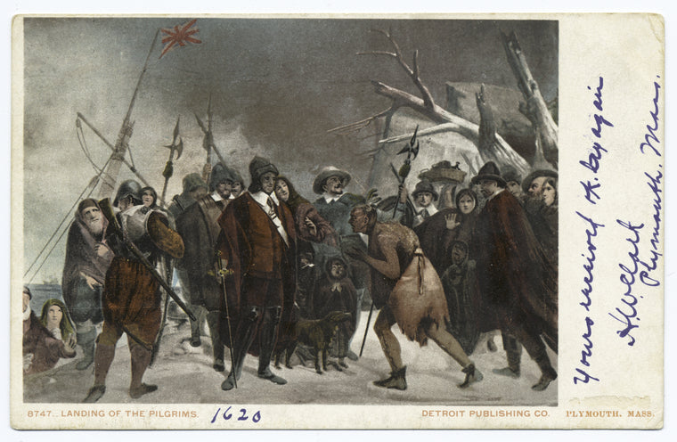Landing of the Pilgrims, Plymouth, Mass.