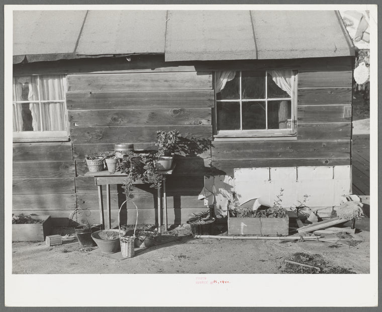 Side of farmhouse. Placer County, California
