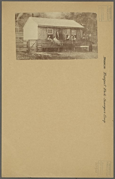Brooklyn: Prospect Park - Surveyors Camp.