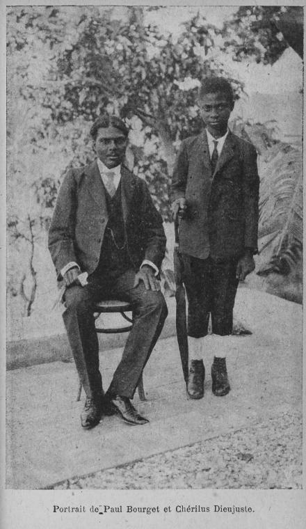 Portrait de Paul Bourget et Chérilus Dieujuste.
