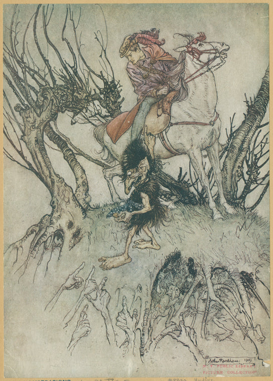 At length they all pointed their stained fingers at me."