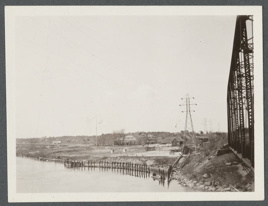 View of Canoe Place Inn and canal. Looking southwest. Canoe Place, Southampton