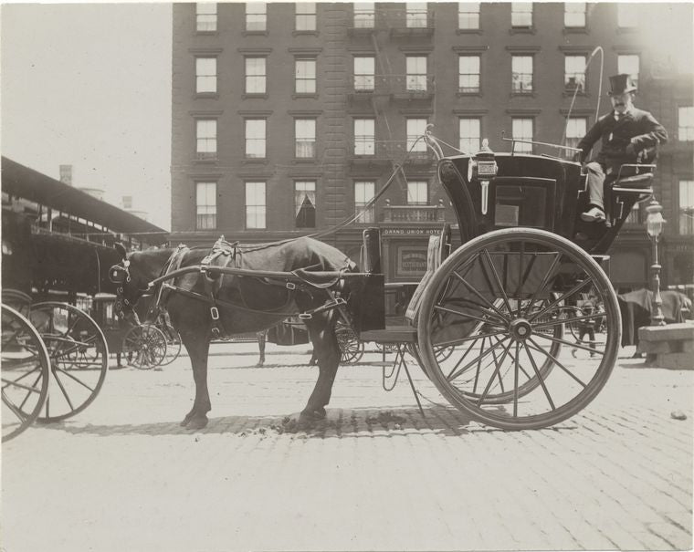 Hansom cab.