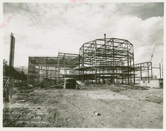 American Telephone & Telegraph Exhibit - Building - Construction - Looking Northwest