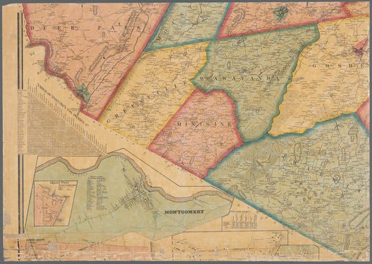 Map of Orange and Rockland Cos., New York: from actual surveys